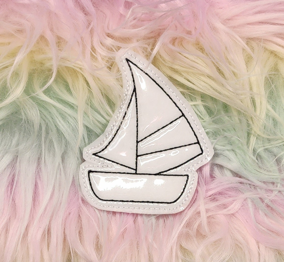 Striped Boat Coloring Doll