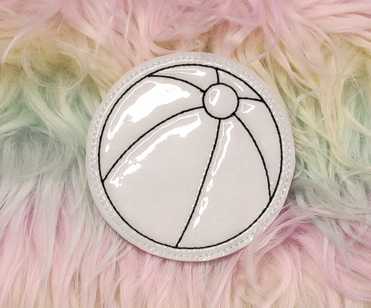 Beach Ball Coloring Doll