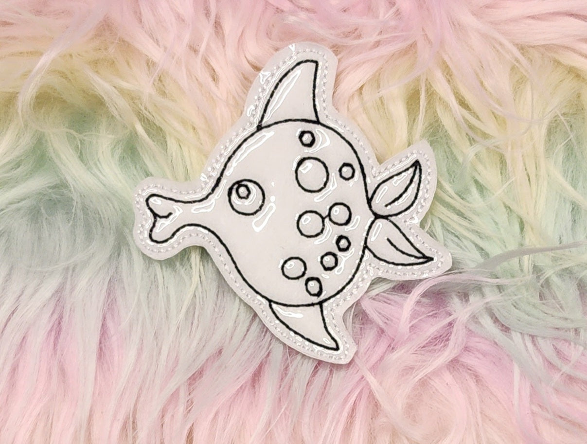 Kissy Fish Coloring Doll