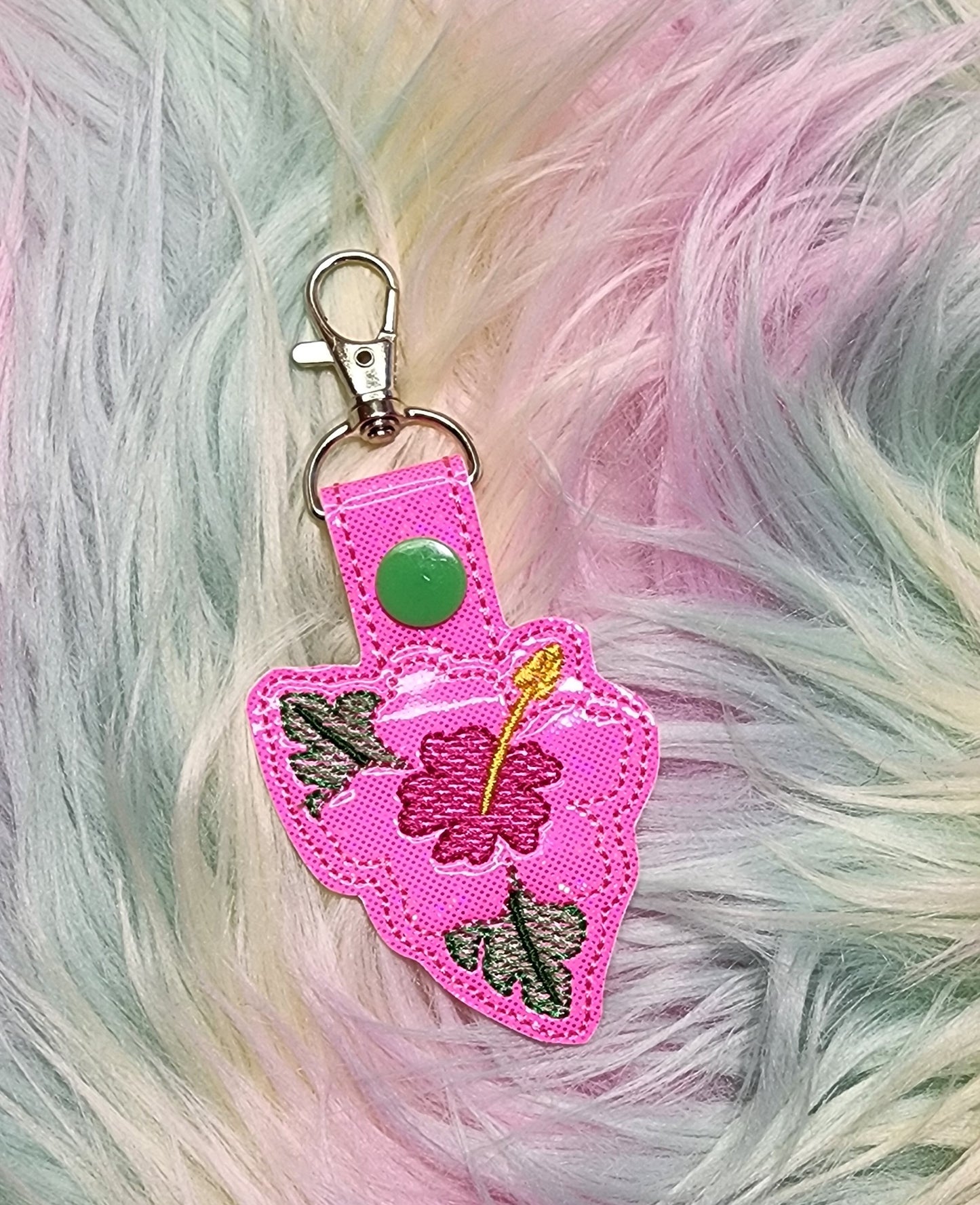 Hibiscus Flower Snap Tab