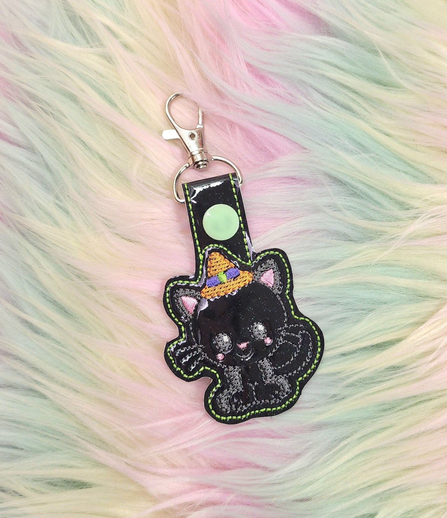 Witchy Kitty Snap Tab
