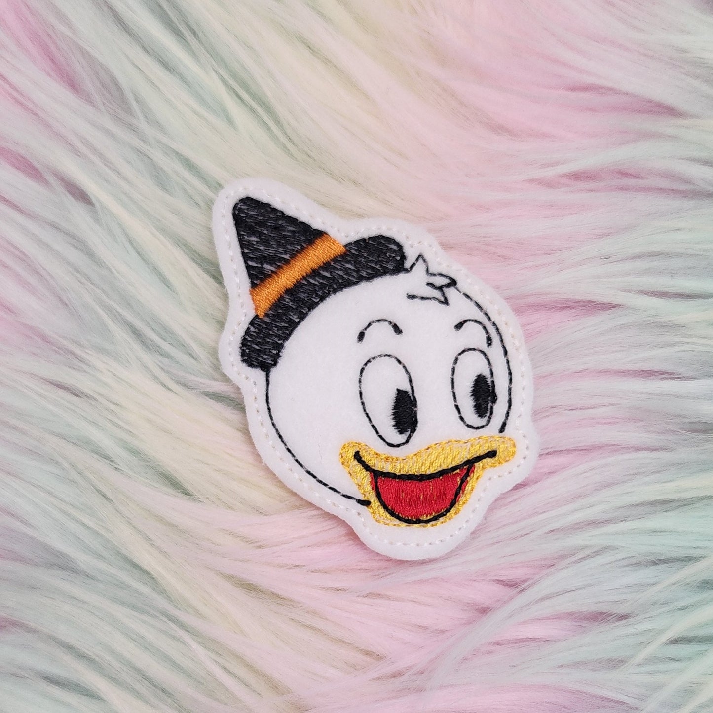 Witchy Duck Embroidery Design