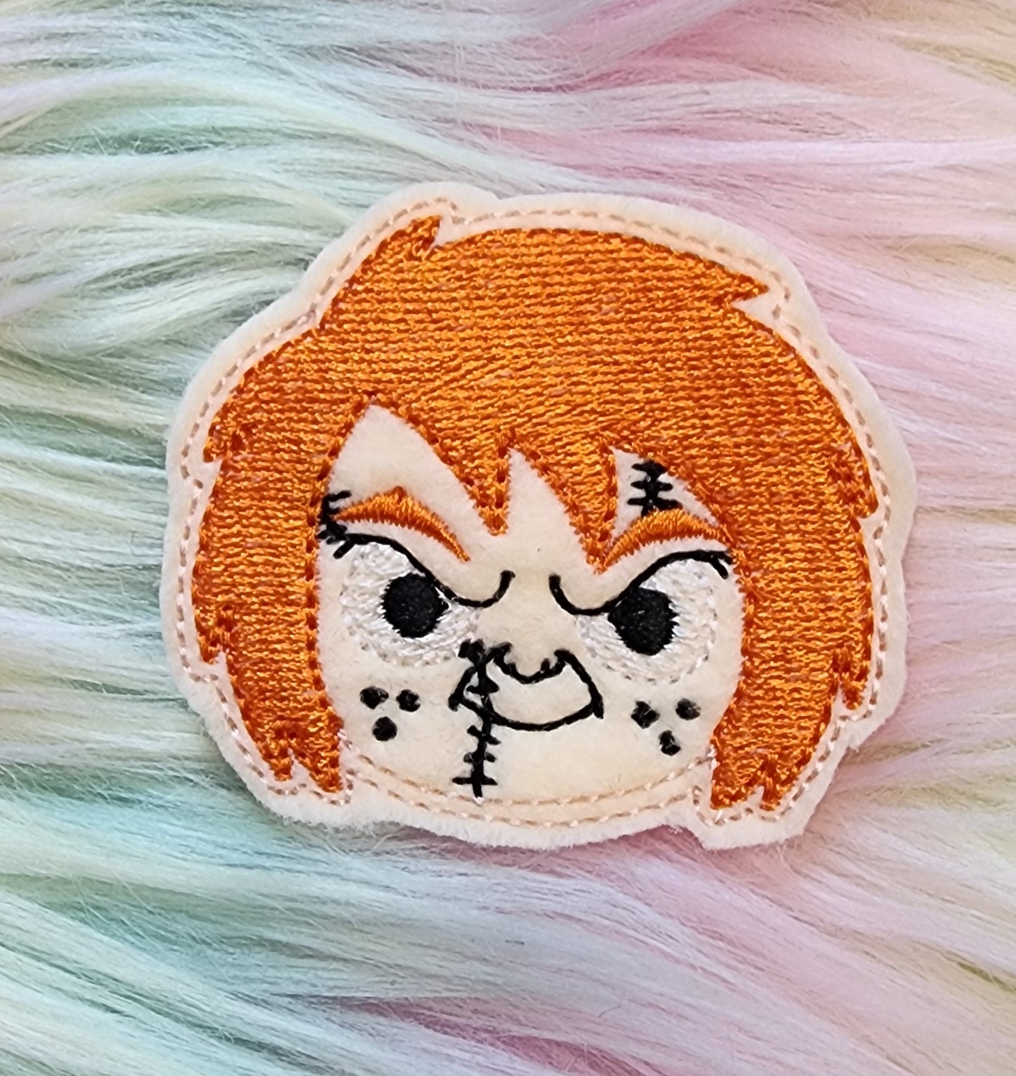 Evil Doll Embroidery Design