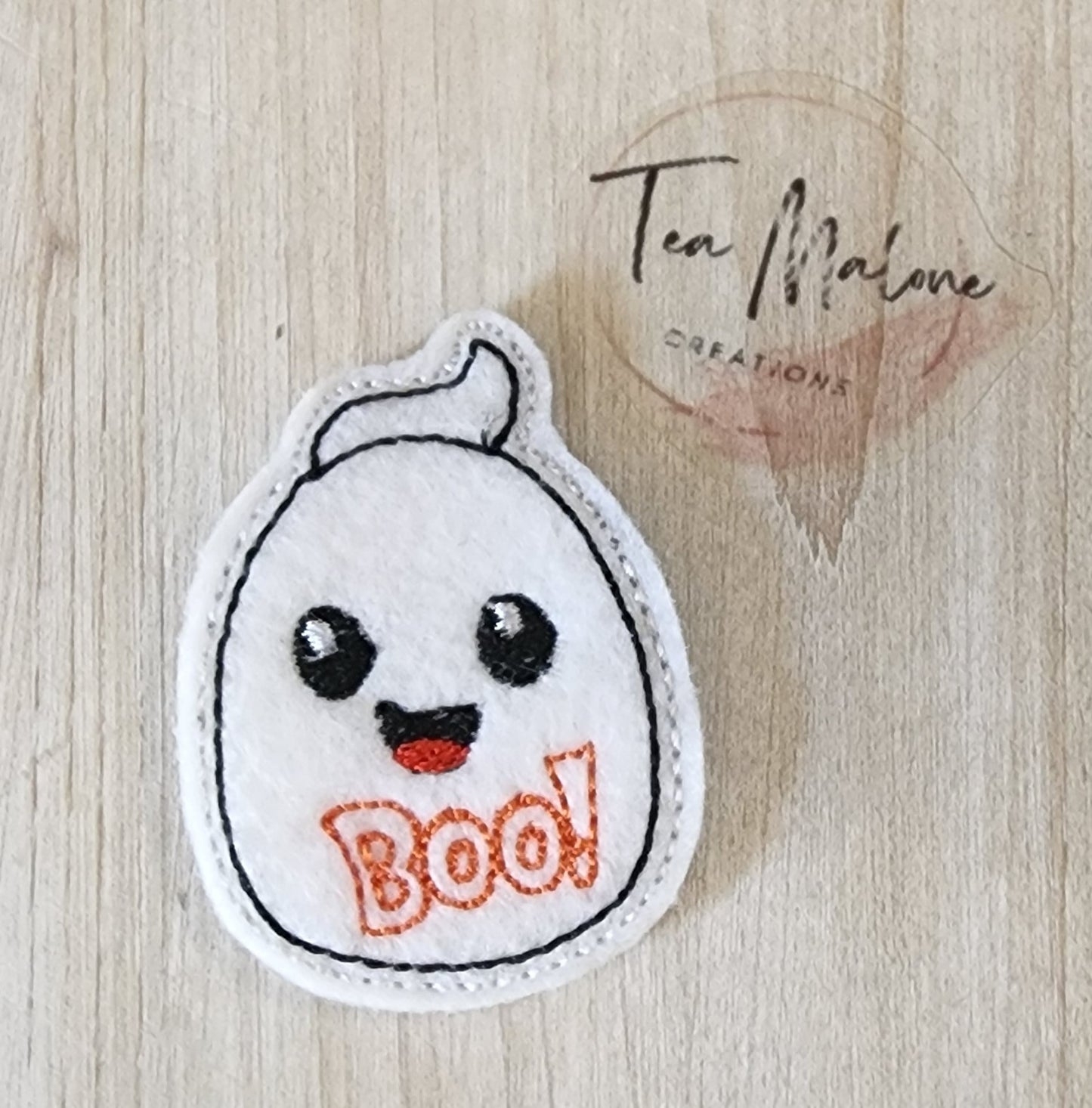 Squishy Ghost Embroidery Design