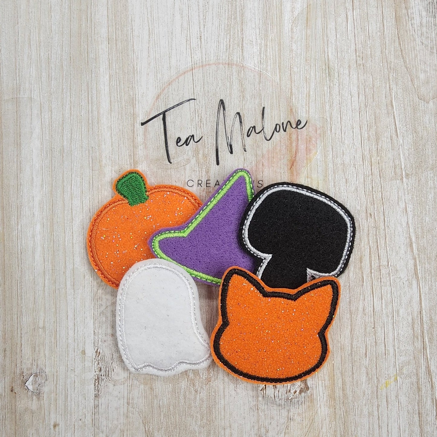 Satin Halloween Set Embroidery Design