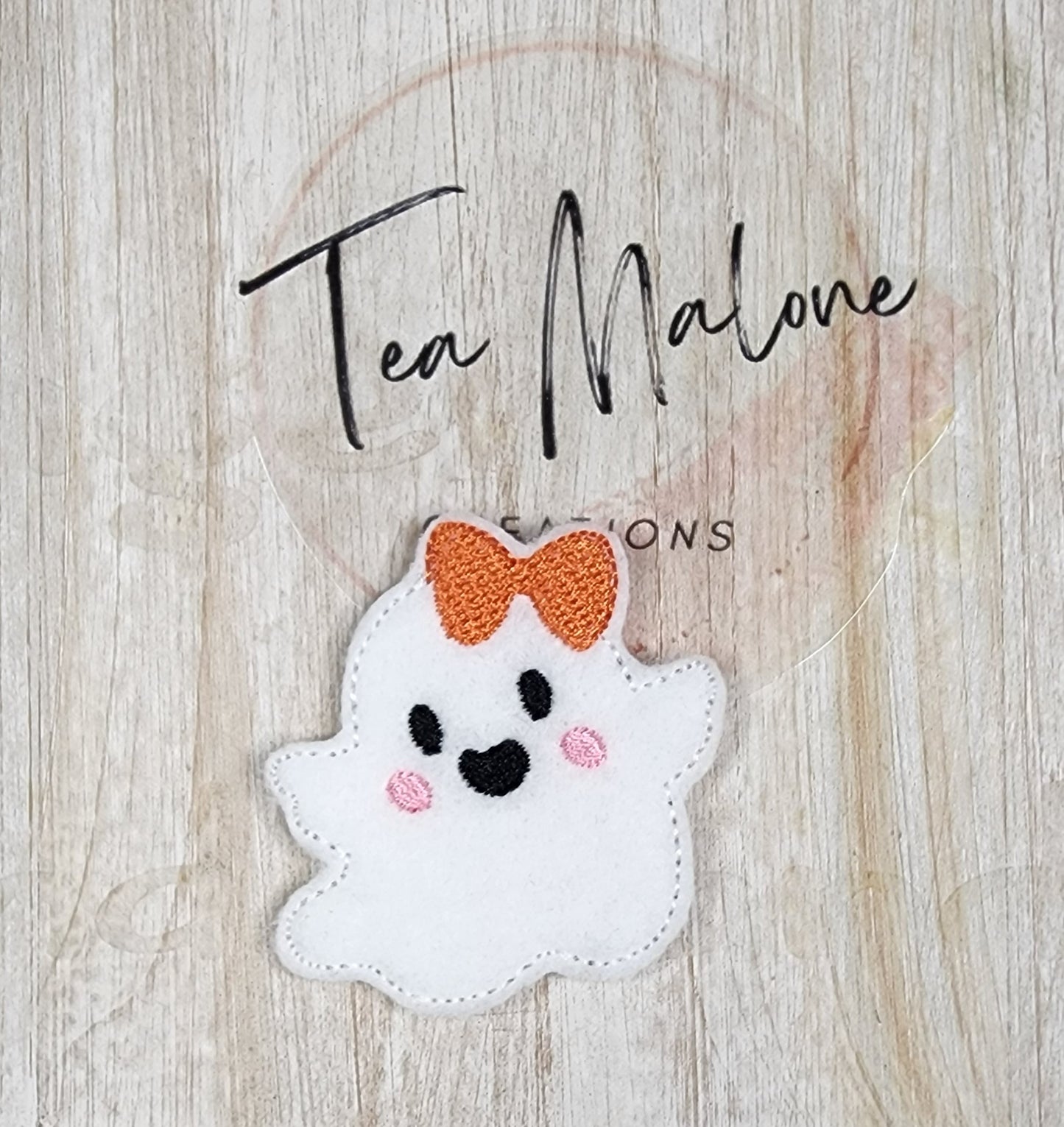 Ghost Cutee Embroidery Design