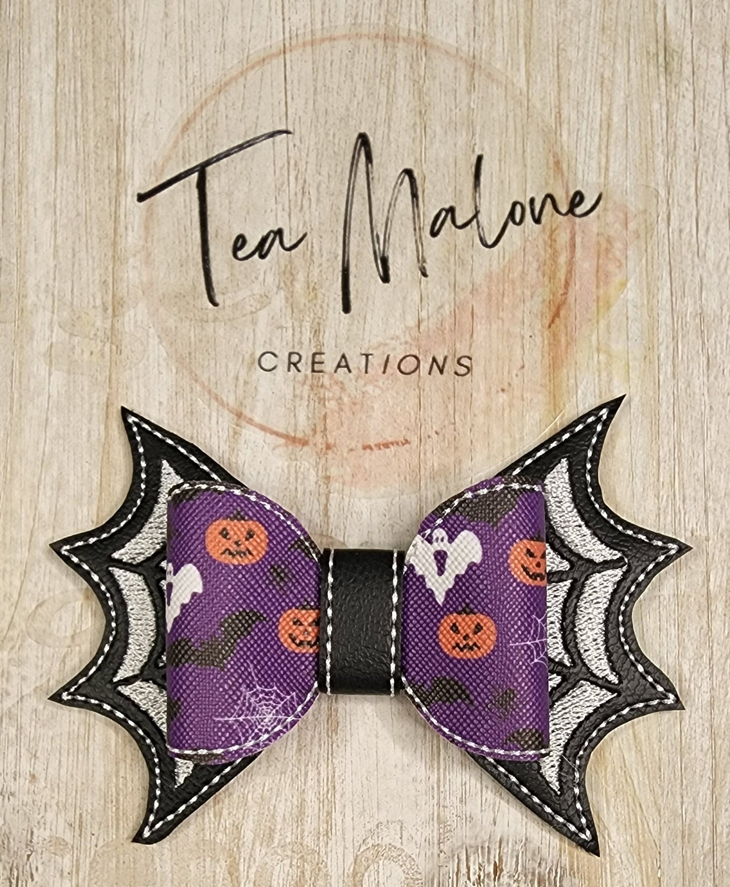 Spider Web Bow Filled Embroidery Design