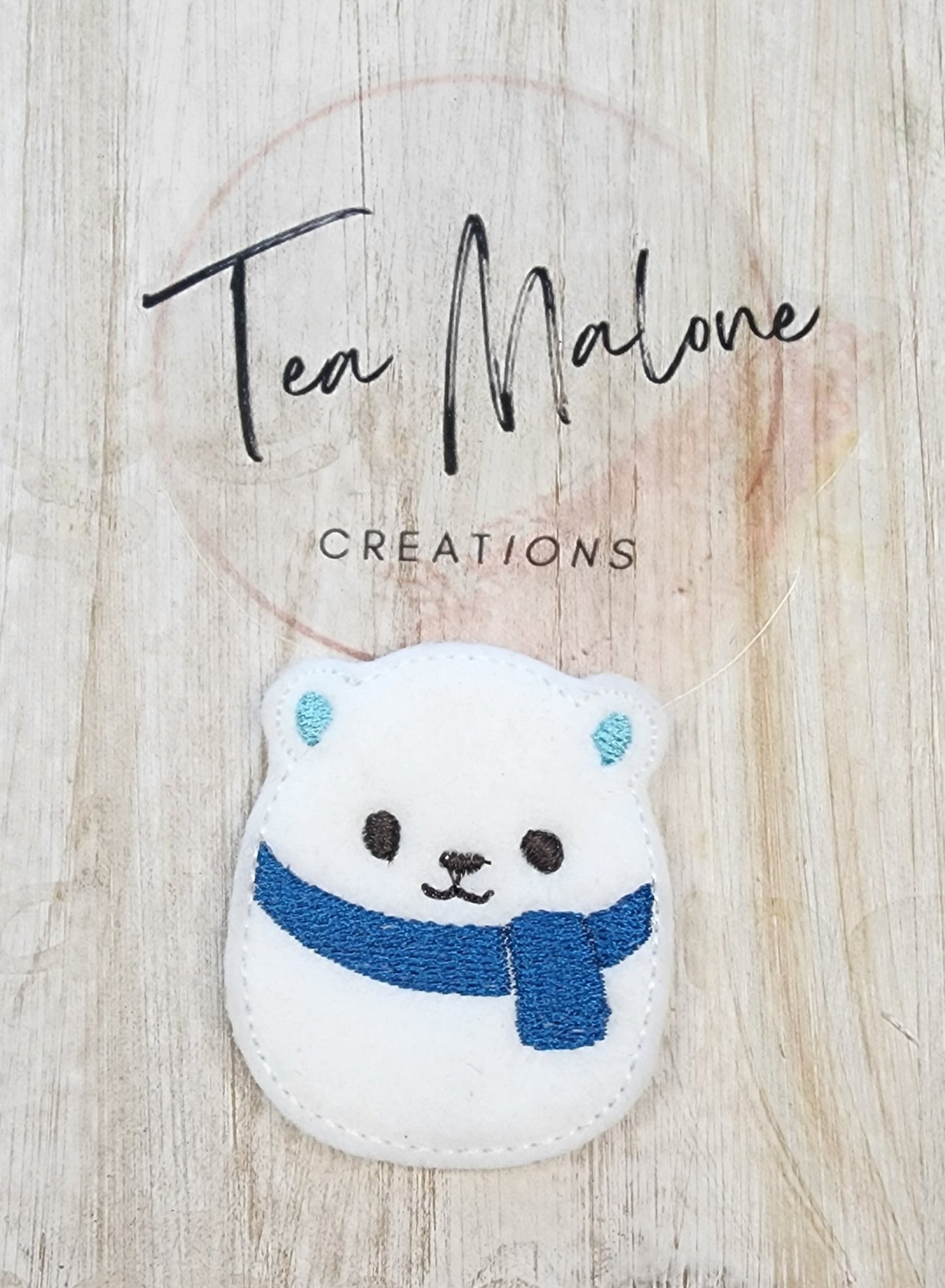 Squishy Polar Bear Embroidery Design