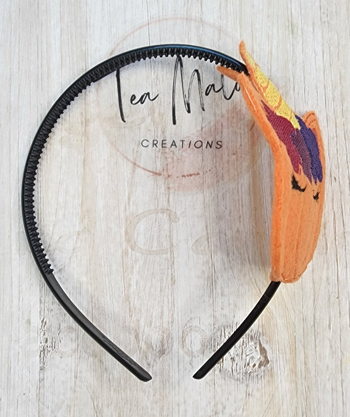 Unicorn Pumpkin Headband Slider Embroidery Design