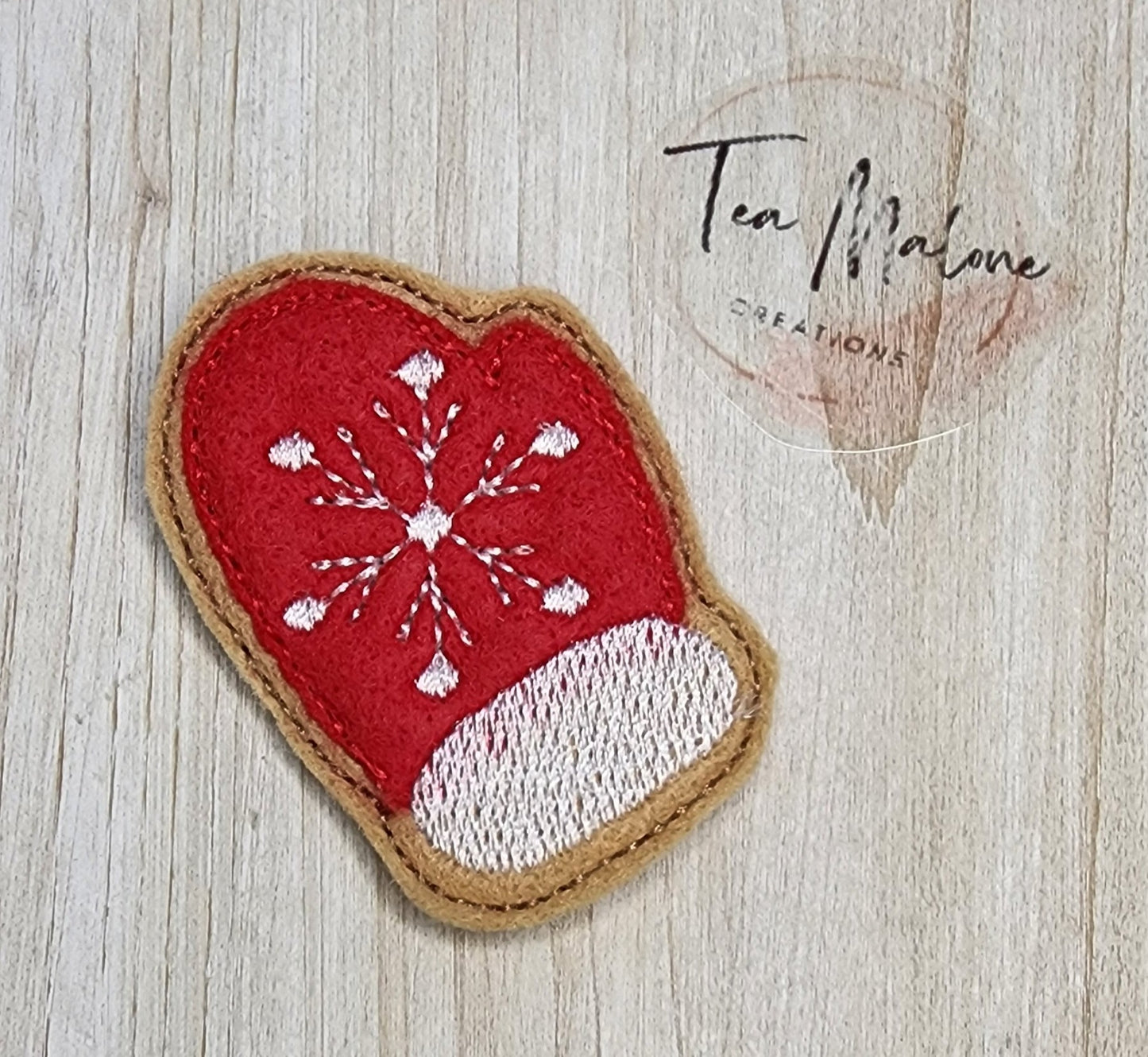 Mitten Cookie Embroidery Design