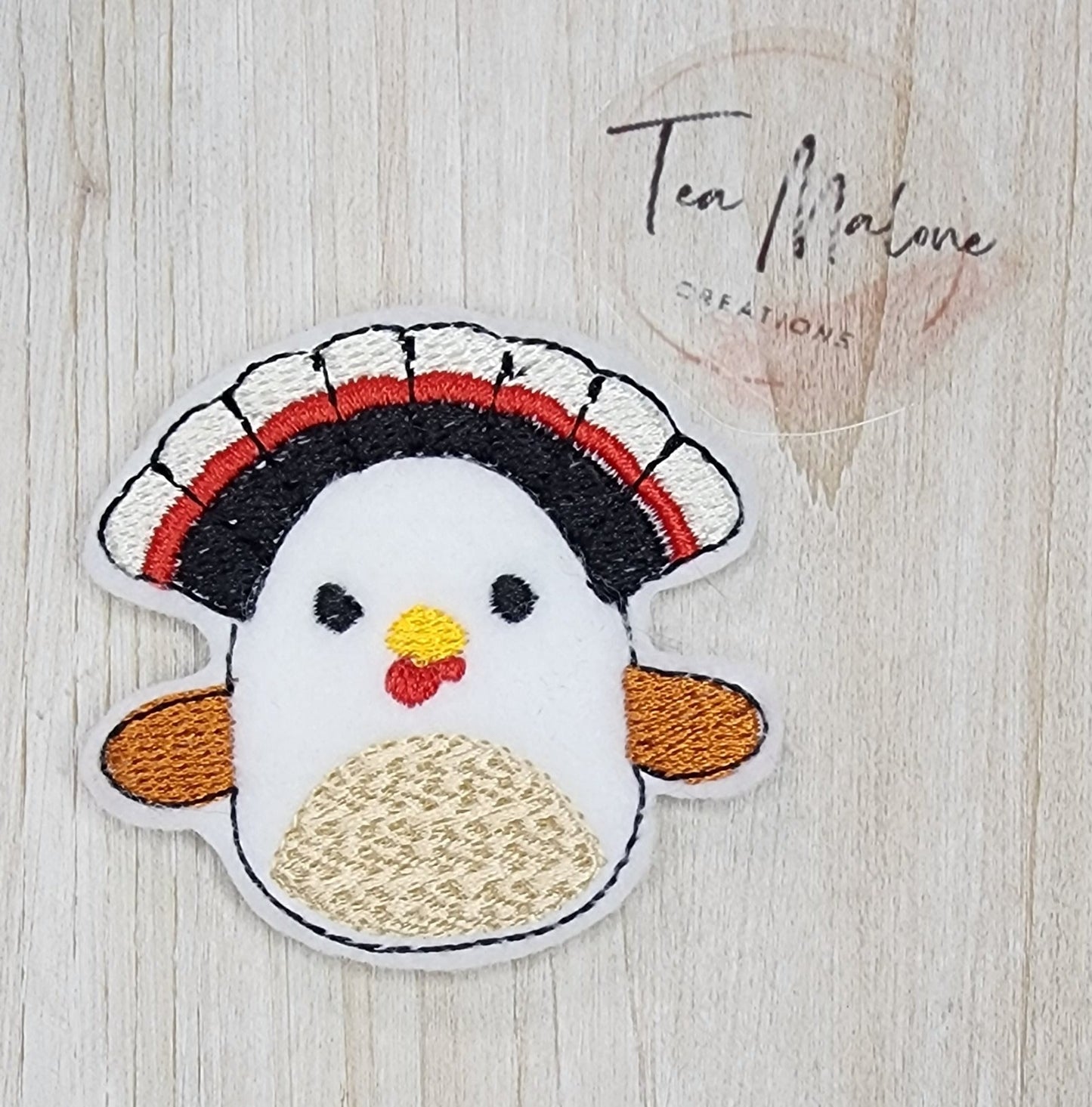 Squishy Turkey Plain Embroidery Design