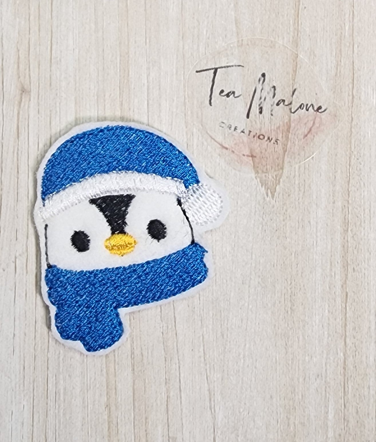 Kawaii Penguin Embroidery Design