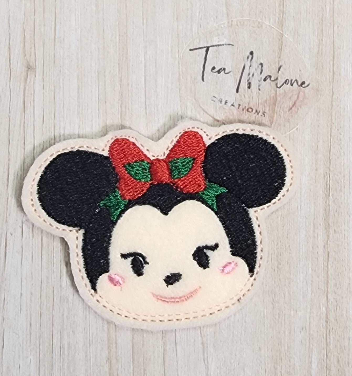 Holiday Mousie Girl Embroidery Design