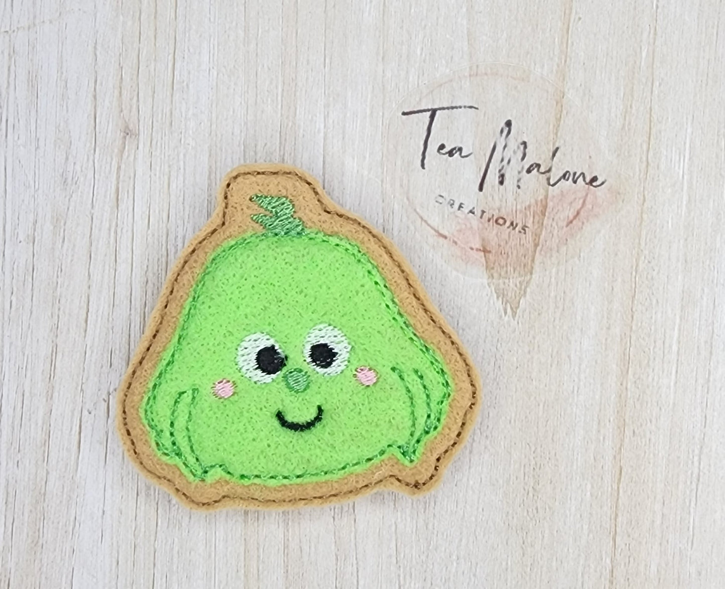 Baby Meanie Frosted Cookie Embroidery Design