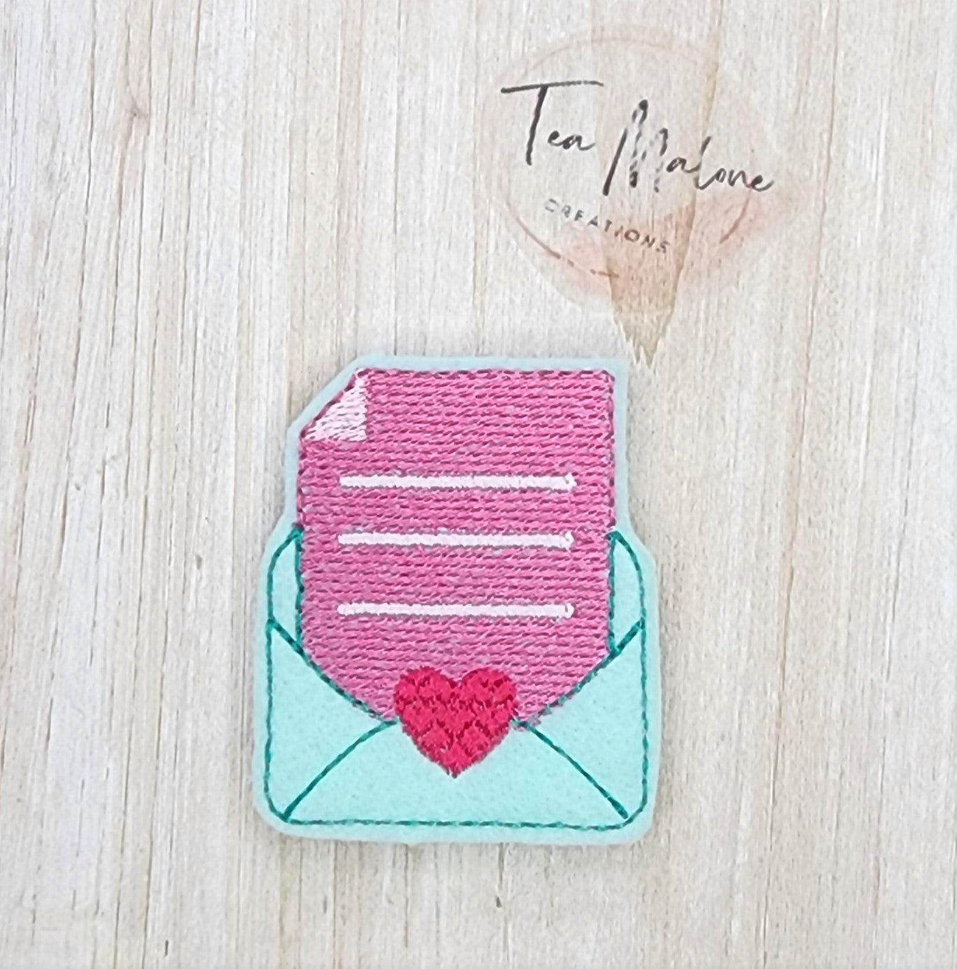 Love Letter Embroidery Design