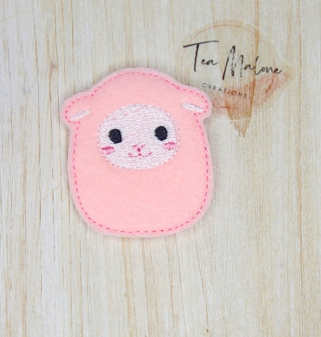 Squishy Lamb Embroidery Design