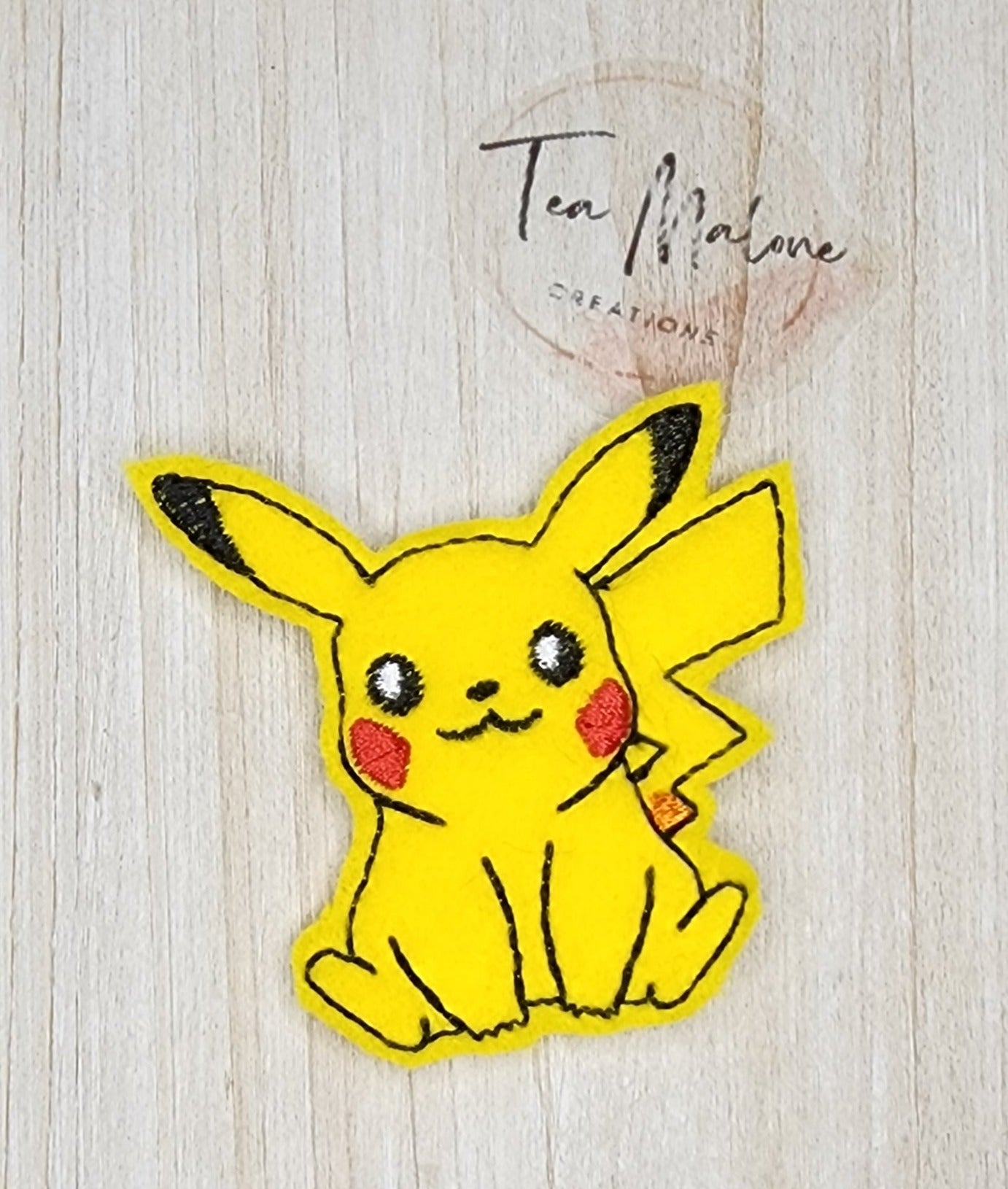 Thunder Mouse Embroidery Design