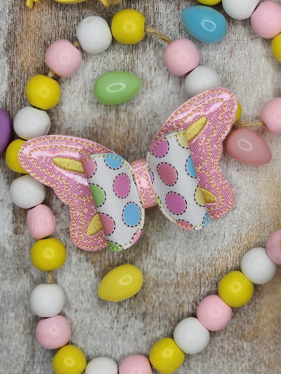 Satin Butterfly Bow Embroidery Design