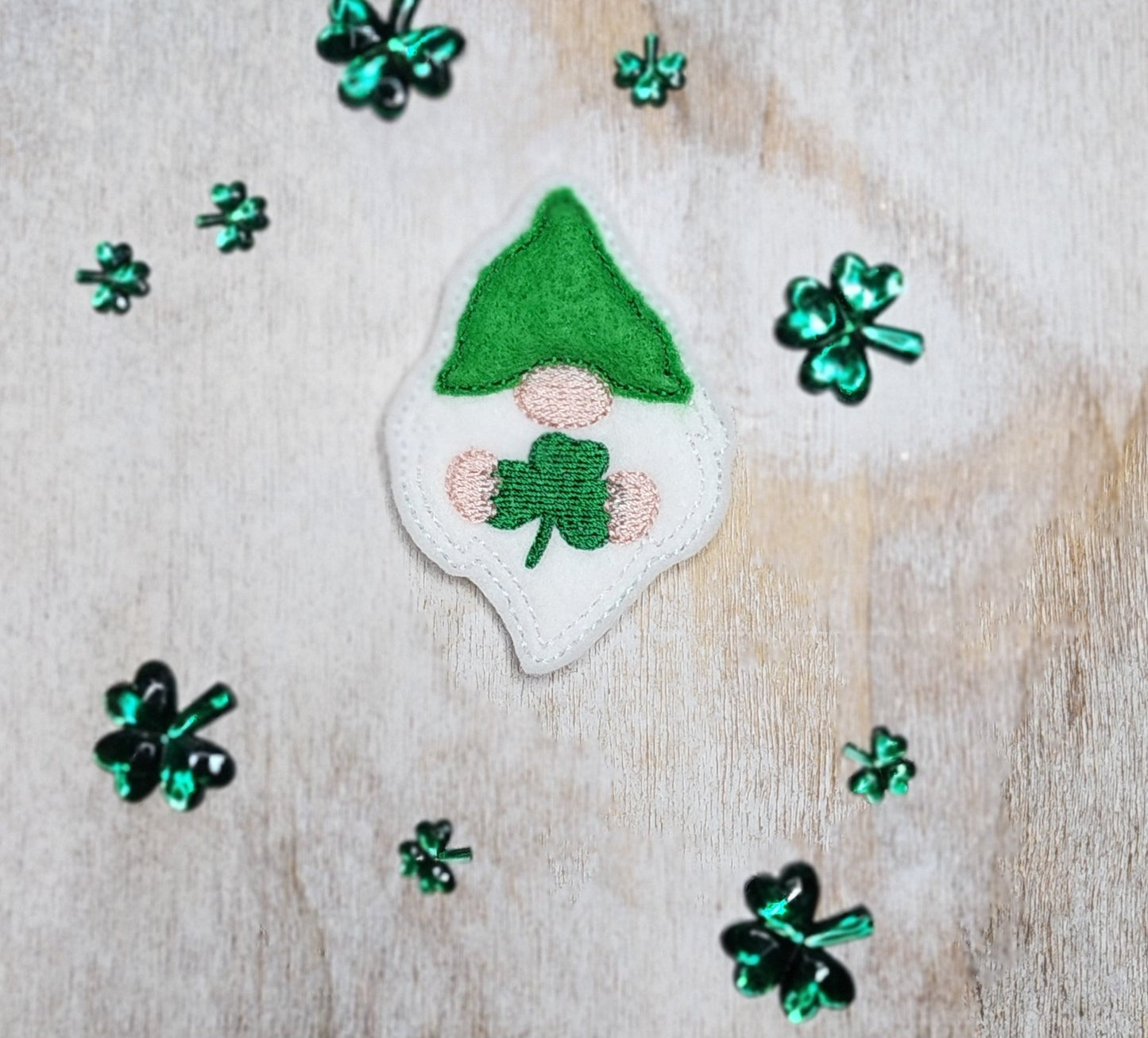 Lucky Gnome Embroidery Design