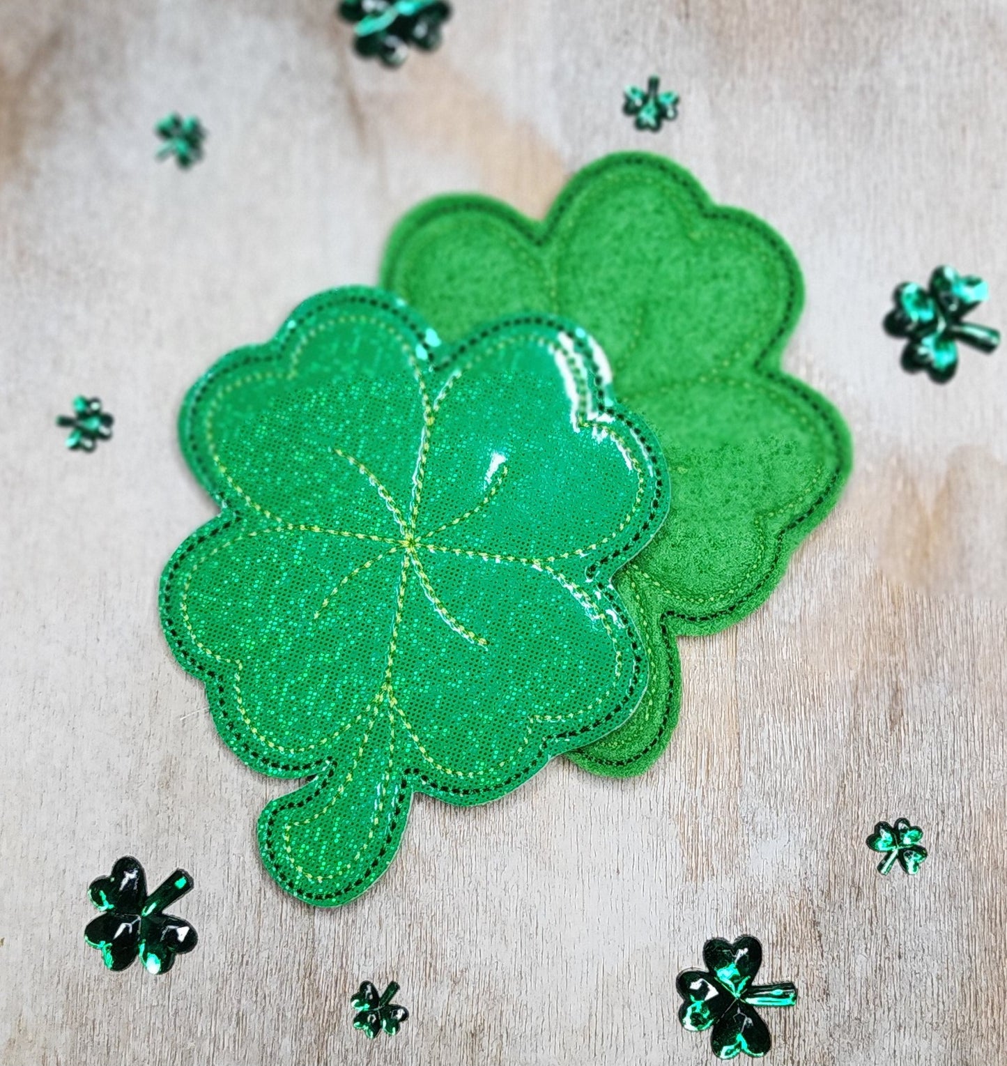 Fancy Shamrock Headband Slider Embroidery Design