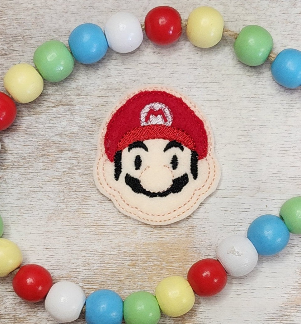 Plumber Marco Embroidery Design