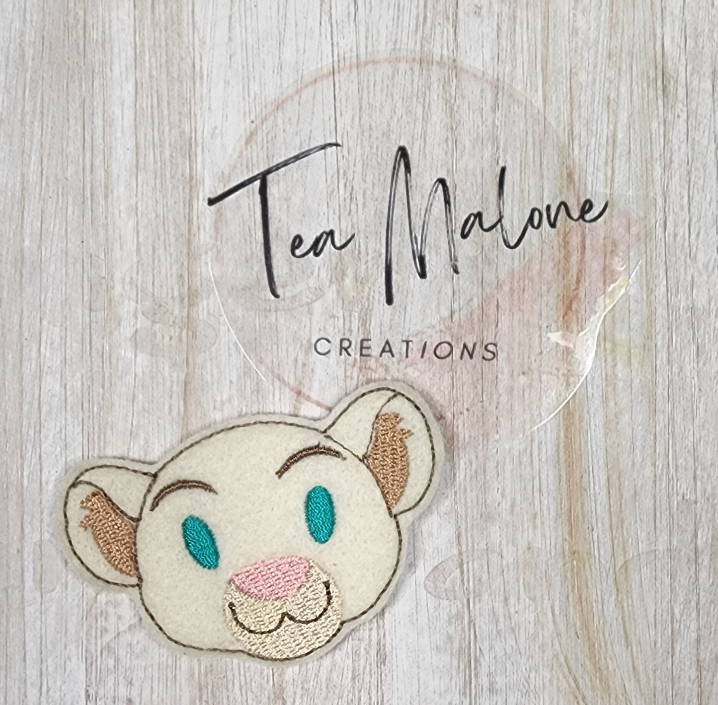 Lioness Cub Embroidery Design