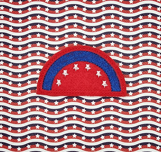 Patriotic Watermelon Embroidery Design