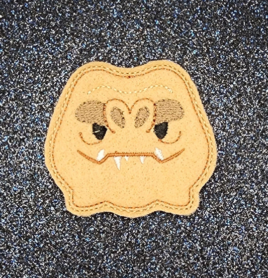 Pig Face Monster Embroidery Design