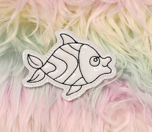 Squiggly Fish Coloring Doll