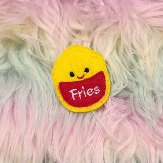 Squishy Fries Embroidery Design