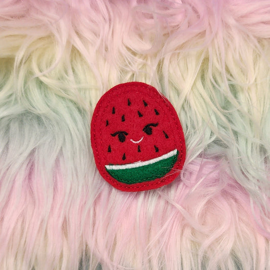 Squishy Watermelon Embroidery Design