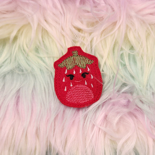 Squishy Strawberry Embroidery Design