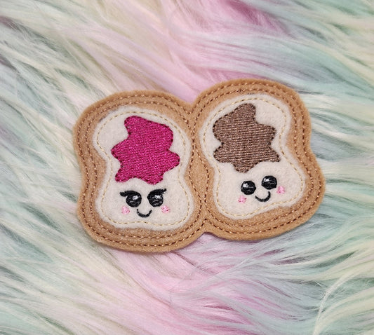 PB & J Embroidery Design