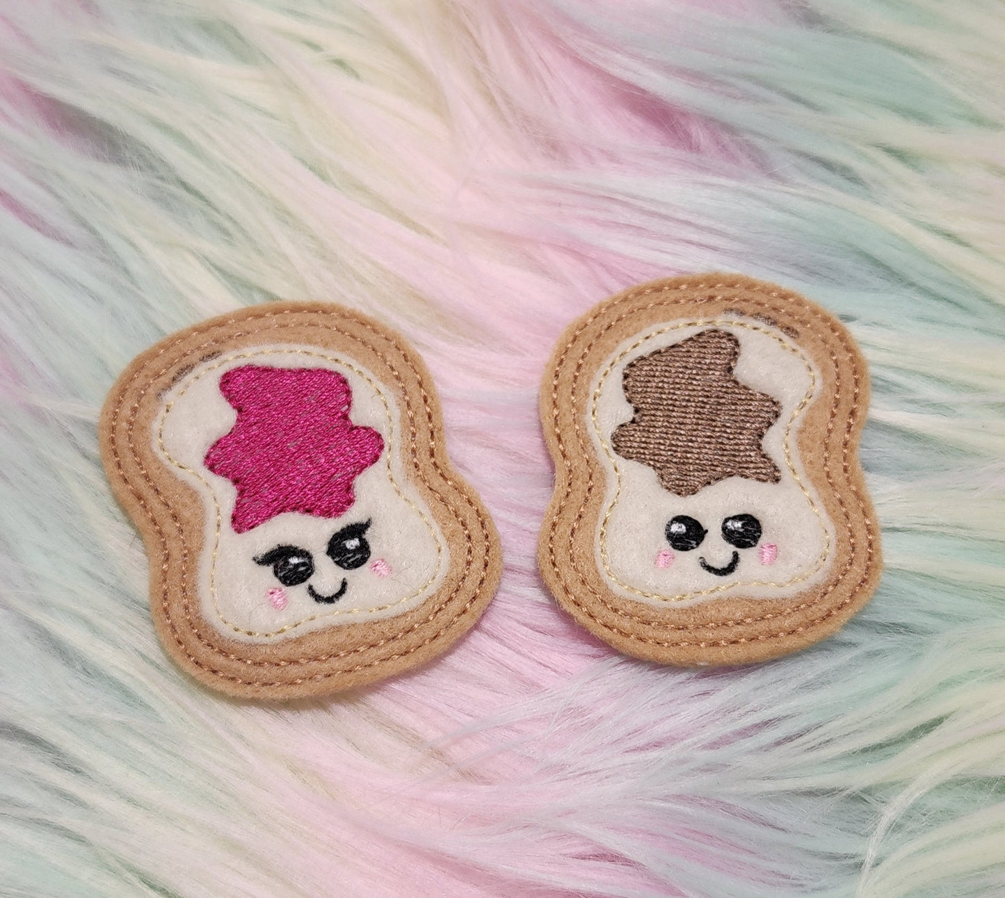 Peanut Butter & Jelly Embroidery Design