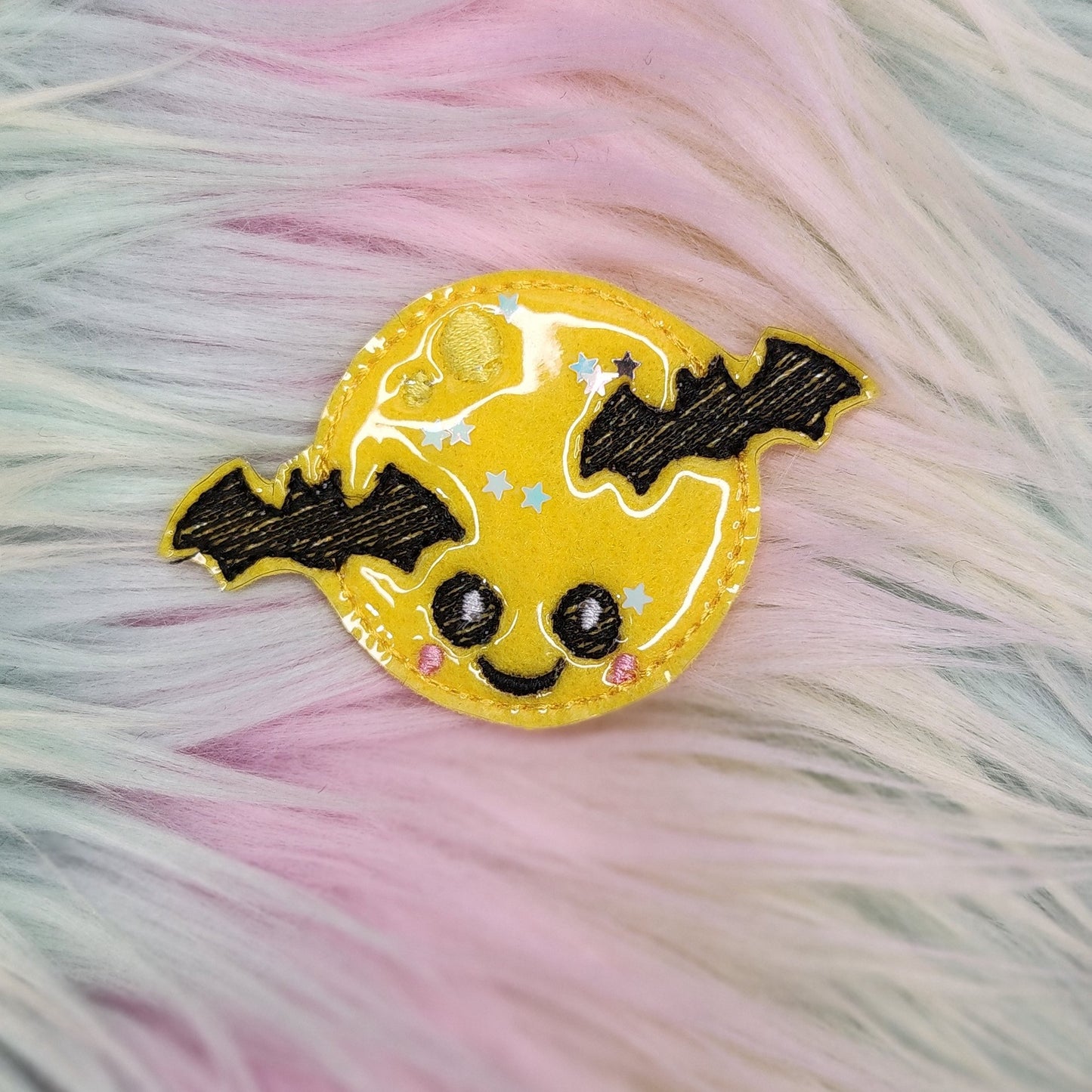 Batty Moon Embroidery Design