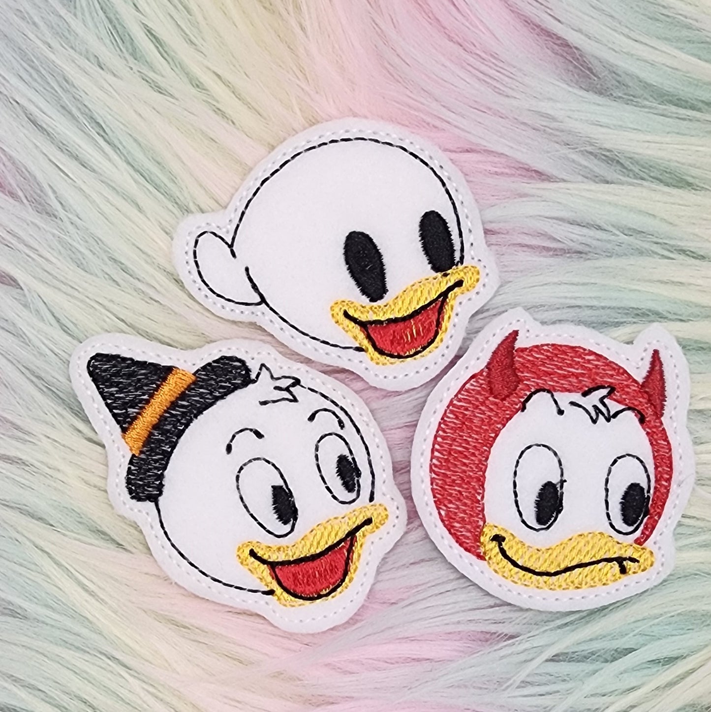 Spooky Duck Trio Embroidery Design