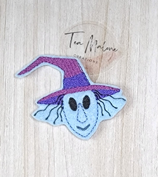 Witch Kid Embroidery Design