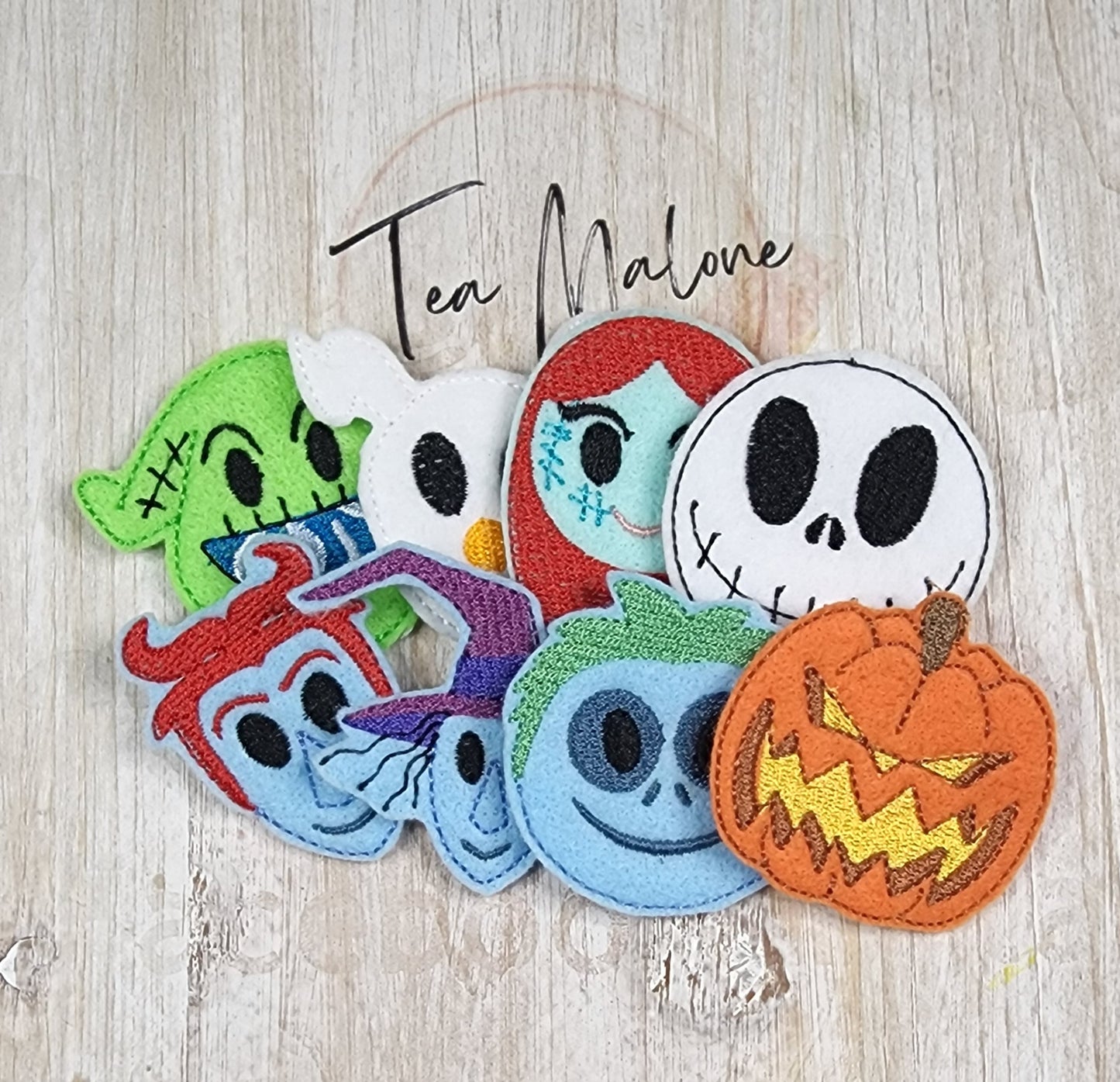 Halloween Town Set Embroidery Design