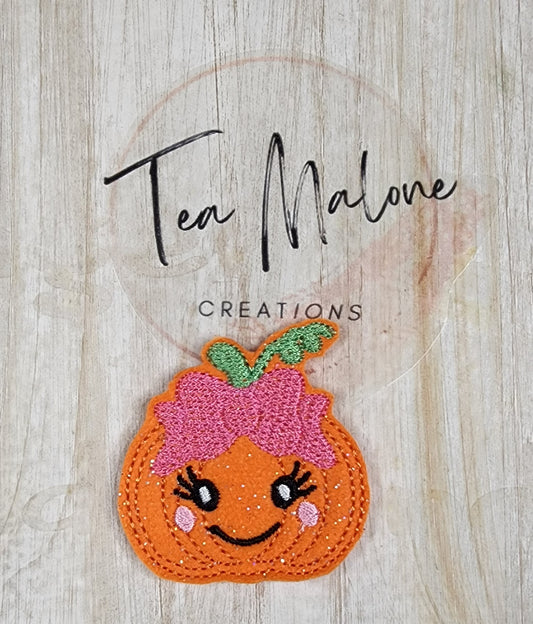 Pumpkin Cutie Embroidery Design