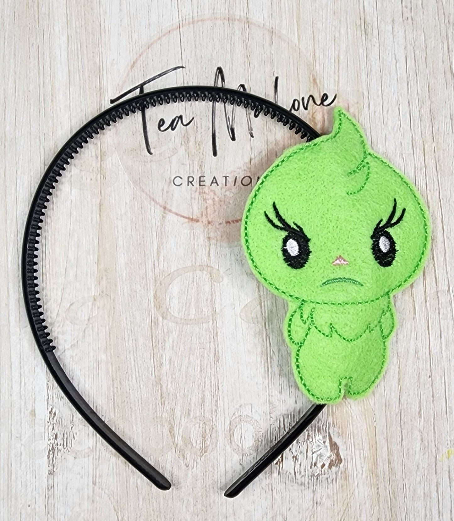 Mean One Cutiee Headband Slider Embroidery Design