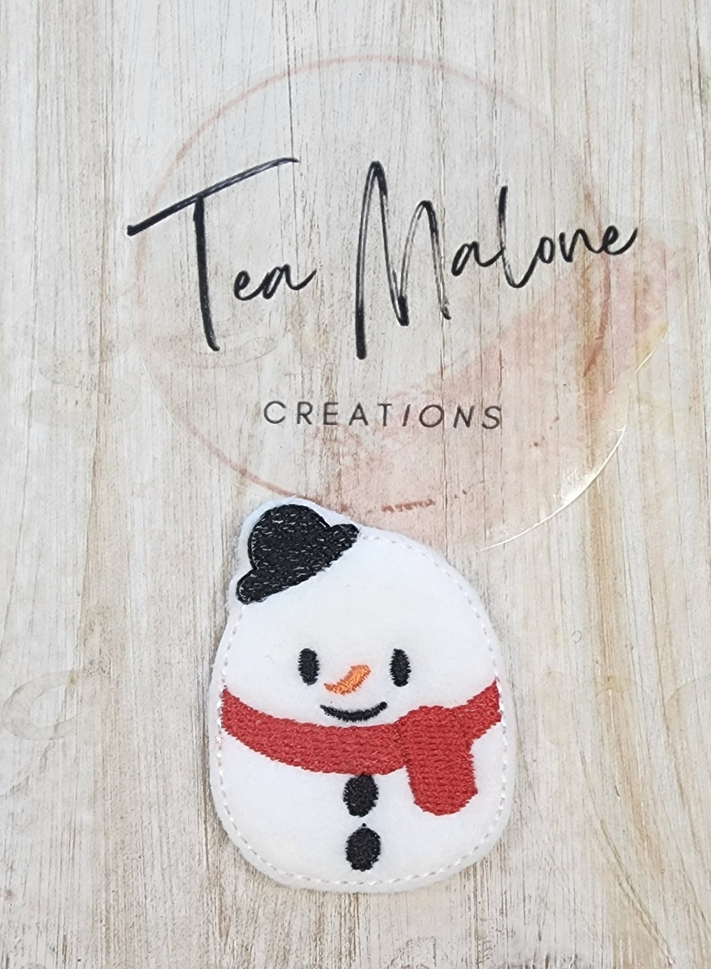 Squishy Snowman Feltie Sheet