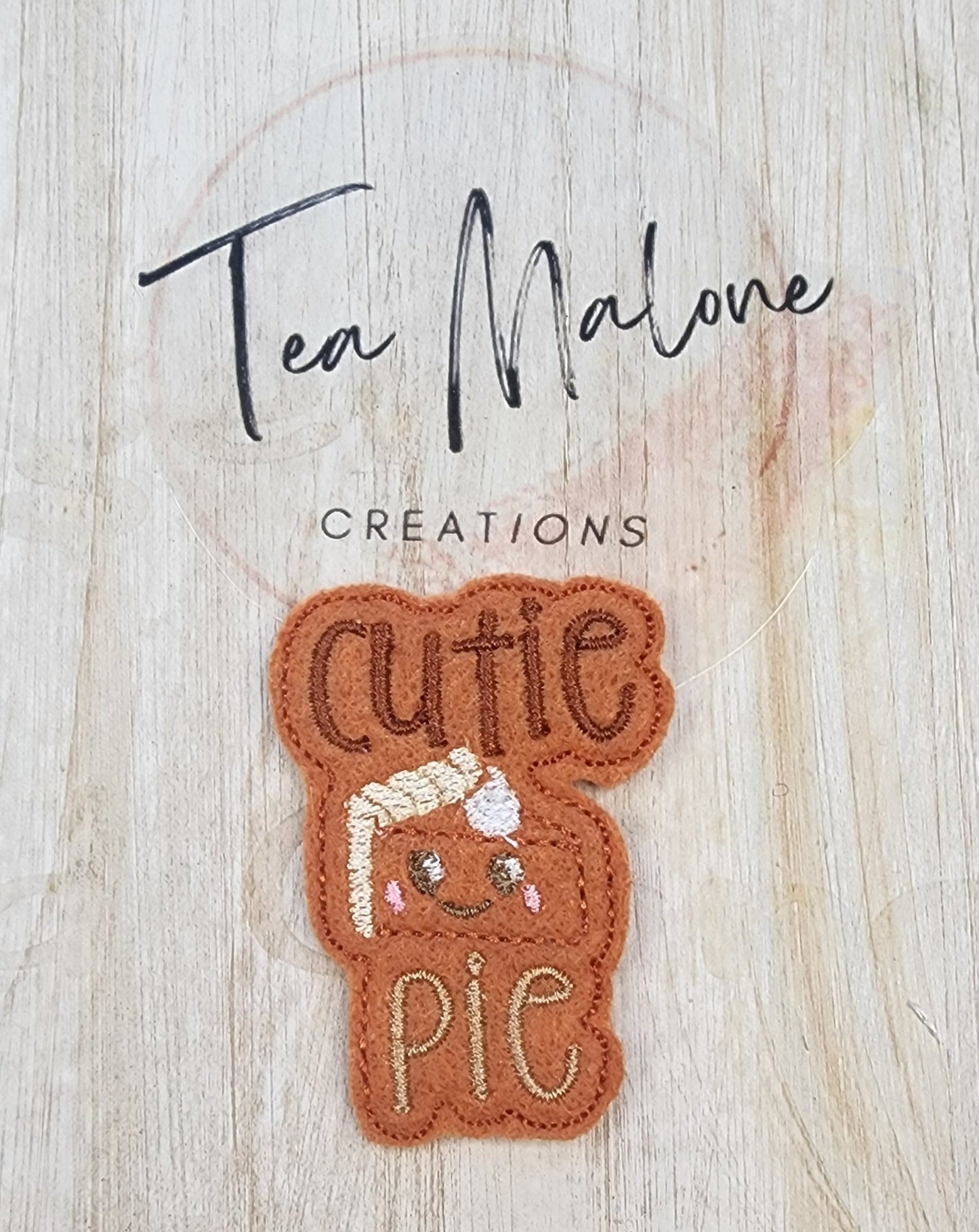 Cutie Pie Feltie Sheet