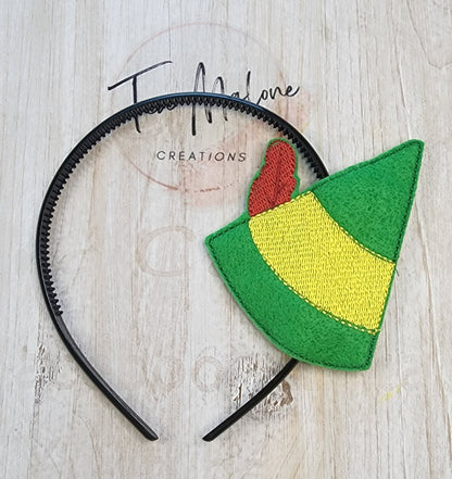 Elf Hat Headband Slider Embroidery Design