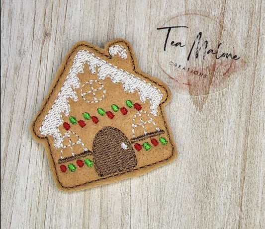 Gingerbread House Cookie Feltie Sheet