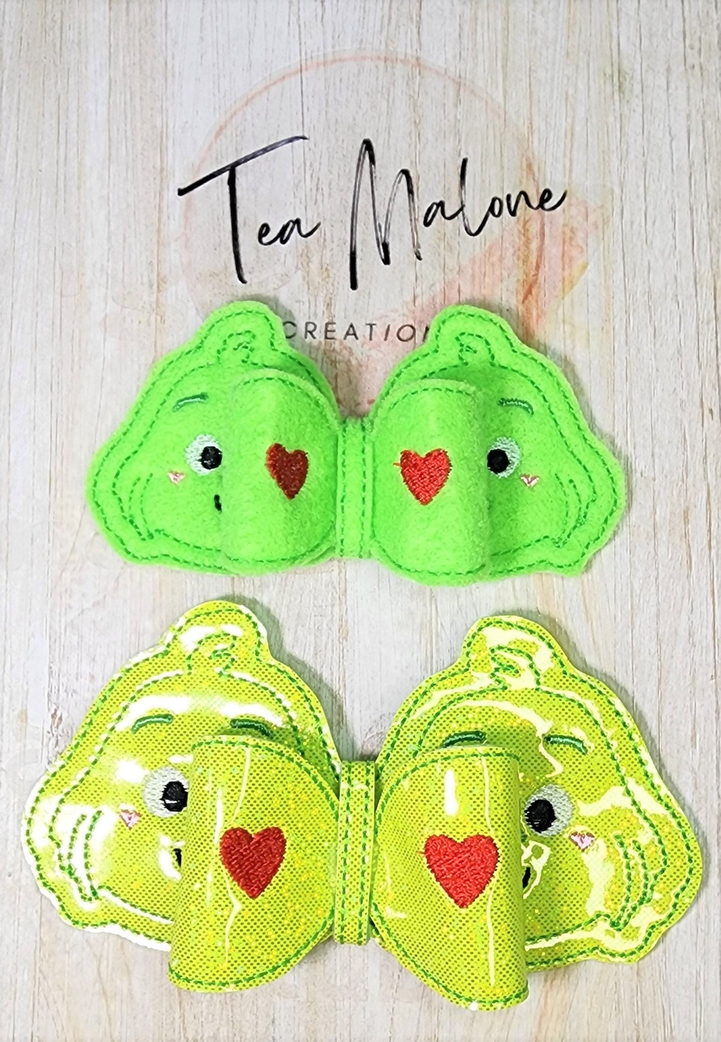 Baby Meanie Bow Embroidery Design