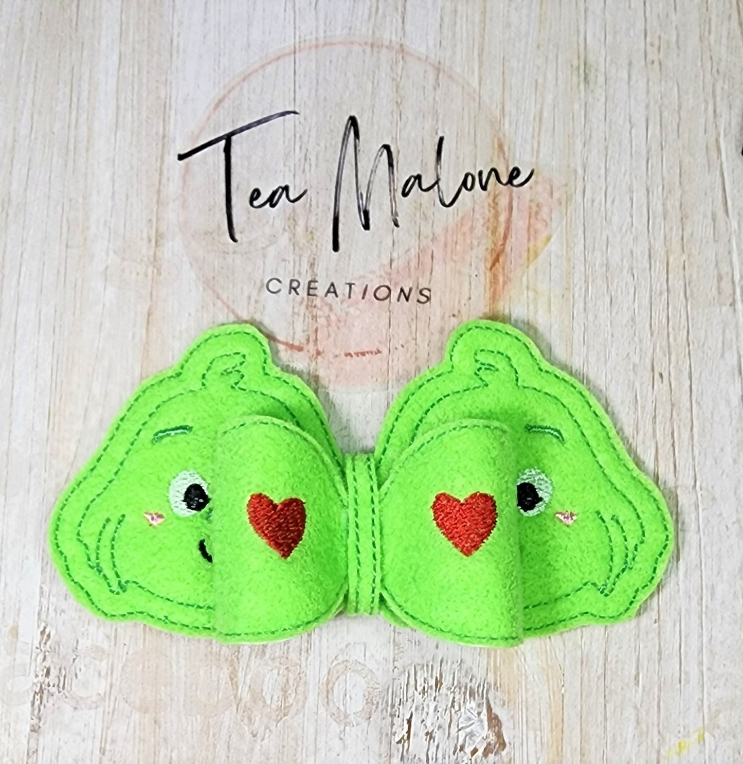 Baby Meanie Bow Embroidery Design