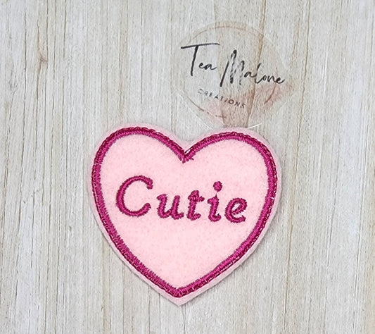 Cutie Heart Embroidery Design