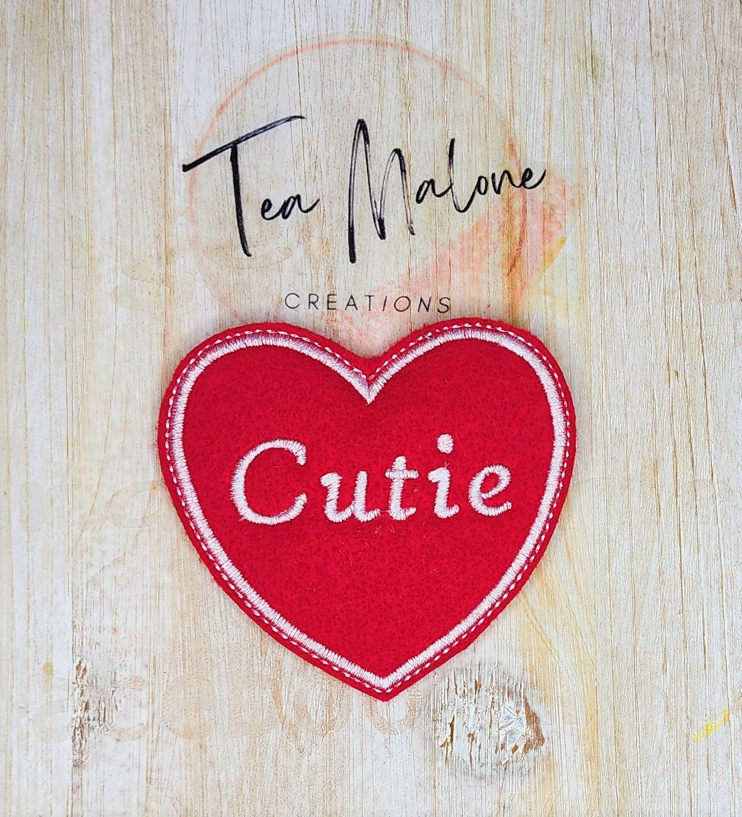 Cutie Heart Headband Slider Embroidery Design