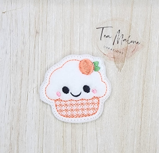 Kawaii Cupcake Embroidery Design