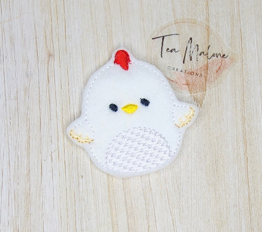 Squishy Chicken Embroidery Design